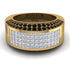 Diamond Cluster Wide Fancy Wedding Band - Kyla No. 31 image 1