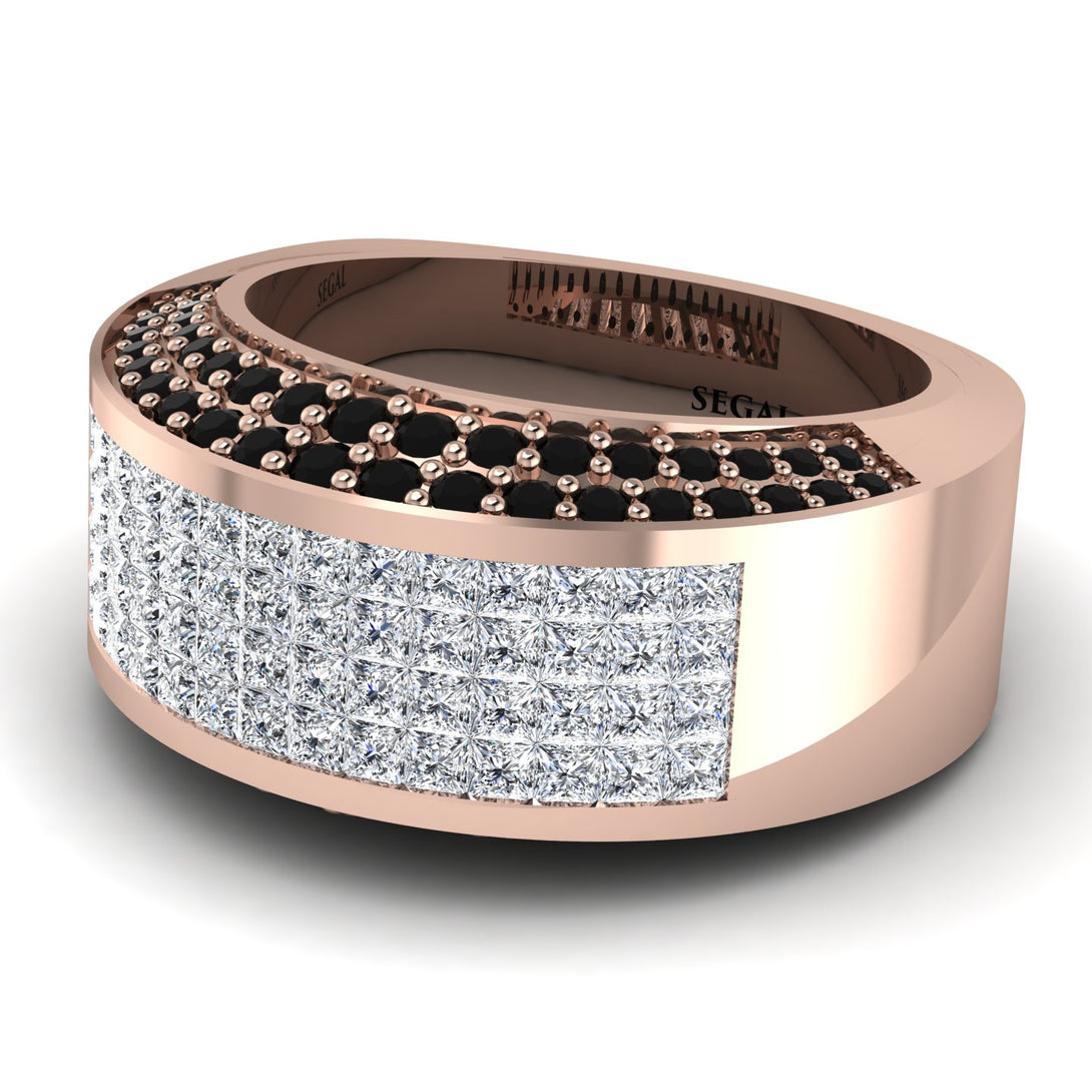 Diamond Cluster Wide Fancy Wedding Band - Kyla No. 32