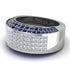 Diamond Cluster Wide Fancy Wedding Band - Kyla No. 63 image 3