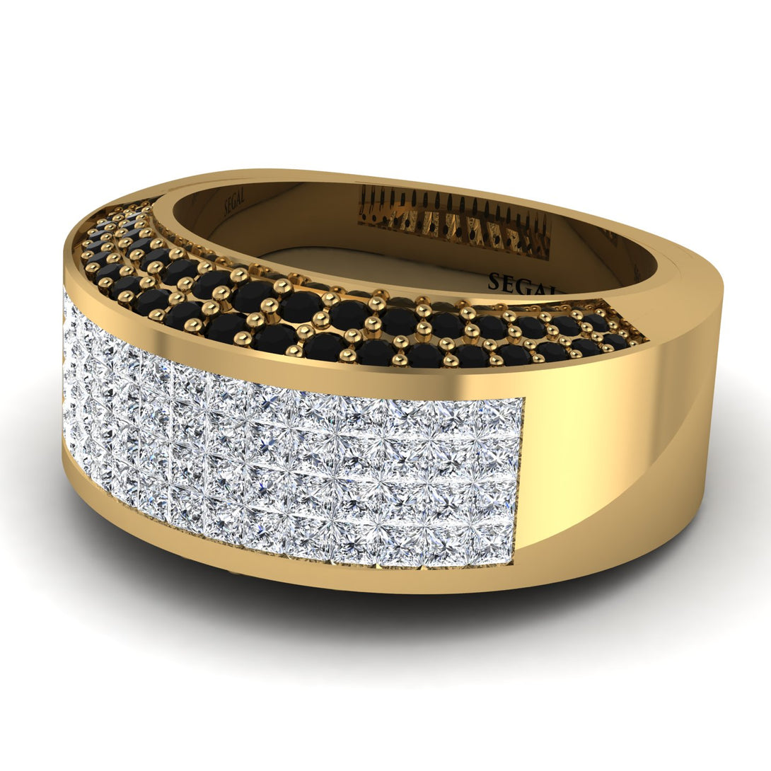Diamond Cluster Wide Fancy Wedding Band - Kyla No. 31