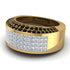 Diamond Cluster Wide Fancy Wedding Band - Kyla No. 31 image 2