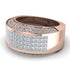 Diamond Cluster Wide Fancy Wedding Band - Kyla No. 2 image 3
