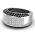 Diamond Cluster Wide Fancy Wedding Band - Kyla No. 33 image 3