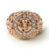 Diamond Bespoke Elephant Men’s Fashion Ring - Charles No. 2 image 2