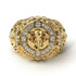 Diamond Bespoke Elephant Men’s Fashion Ring - Charles No. 1 image 2