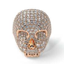 Diamond-Encrusted Skull Men's Fashion Ring - Jules No. 2 image 1