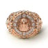Diamond Majestic Eagle Men’s Fashion Ring - Caleb No. 2