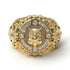 Diamond Owl Gold Men's Fashion Ring - Adrian No. 1