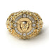 Diamond Puma Gold Men's Fashion Ring - Santiago No. 1 image 3