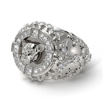 Diamond Puma Gold Men's Fashion Ring - Santiago No. 3 image 1