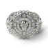 Diamond Puma Gold Men's Fashion Ring - Santiago No. 3