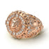 Diamond Royal Lion Men Signet Ring - Terry No. 2