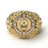 Diamond Wolf Gold Men's Fashion Ring - Eli No. 1 image 2