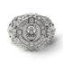 Diamond Wolf Gold Men's Fashion Ring - Eli No. 3