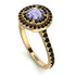 Double Halo Tanzanite Ring - Zoey No. 207