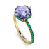 Double Hidden Halo Tanzanite Engagement Ring - Angelina No. 204