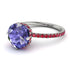 Double Hidden Halo Tanzanite Engagement Ring - Angelina No. 212