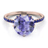 Double Hidden Halo Tanzanite Engagement Ring - Angelina No. 214