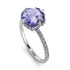 Double Hidden Halo Tanzanite Engagement Ring - Angelina No. 203