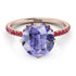 Double Hidden Halo Tanzanite Engagement Ring - Angelina No. 211