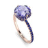 Double Hidden Halo Tanzanite Engagement Ring - Angelina No. 214 image 2