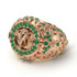 Emerald Bespoke Elephant Men’s Fashion Ring - Charles No. 5 image 1