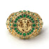 Emerald Bespoke Elephant Men’s Fashion Ring - Charles No. 4 image 2