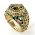 Emerald Bespoke Elephant Men’s Fashion Ring - Charles No. 4 image 4