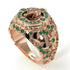 Emerald Bespoke Elephant Men’s Fashion Ring - Charles No. 5 image 4