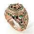 Emerald Cobra Gold Men's Fashion Ring - Waylon No. 5