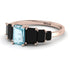 Emerald Cut Aquamarine Geometrical Ring - Briella No. 408 image 3