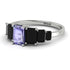 Emerald Cut Tanzanite Geometrical Ring - Briella No. 209