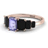 Emerald Cut Tanzanite Geometrical Ring - Briella No. 208