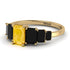 Emerald Cut Citrine Geometrical Ring - Briella No. 607