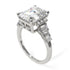 Barbara's Emerald Cut Diamond Ring Hidden Round Diamonds - Sawyer No. 3000