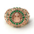 Emerald Majestic Eagle Men’s Fashion Ring - Caleb No. 5 image 2