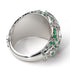 Emerald Raven Gold Men's Fashion Ring - Nolan No. 6