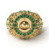 Emerald Shark Gold Men's Fashion Ring - Ryan No. 4 image 2