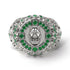 Emerald Wolf Gold Men's Fashion Ring - Eli No. 6