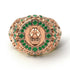 Emerald Wolf Gold Men's Fashion Ring - Eli No. 5 image 2