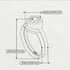 Solitaire Bezel Minimalist Diamond Bridal Set - Emerson No. 3 image 4