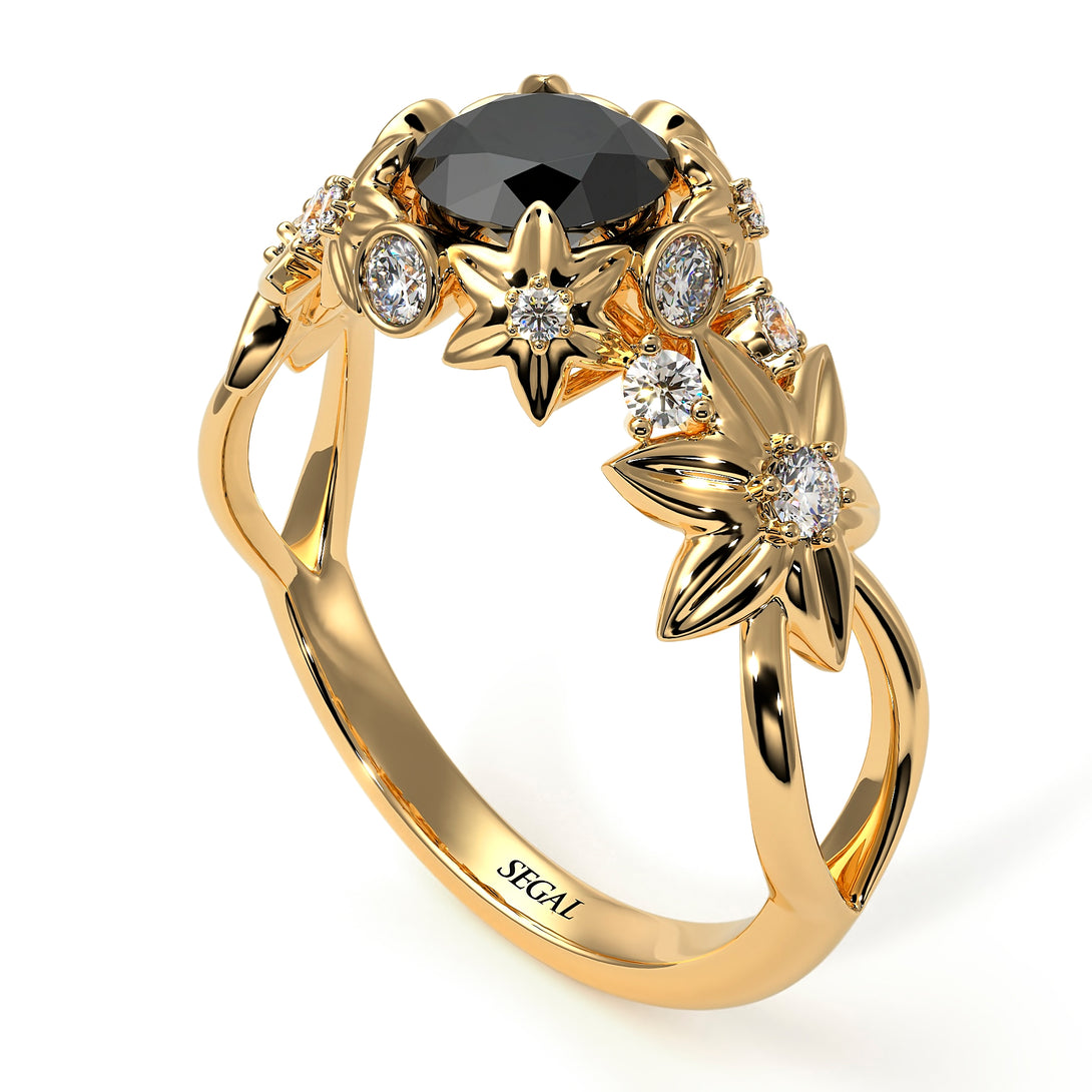 Flowers And Branches Diamond Ring - Katherine no. 28