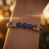 Sapphire Tennis Bracelet with United States Flag no. 13