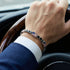 Black Diamond Tennis Bracelet with United States Flag no. 9