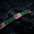 Emerald Tennis Bracelet with United States Flag no. 5