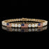 Diamond Tennis Bracelet with United States Flag no. 1