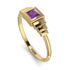 Geometric Princess Cut Amethyst Ring - Everleigh No. 301 image 3