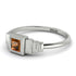 Geometric Princess Cut Brown Diamond Ring - Everleigh No. 1103 image 2