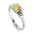 Geometric Princess Cut Citrine Ring - Everleigh No. 603 image 3