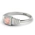 Geometric Princess Cut Morganite Ring - Everleigh No. 903 image 2